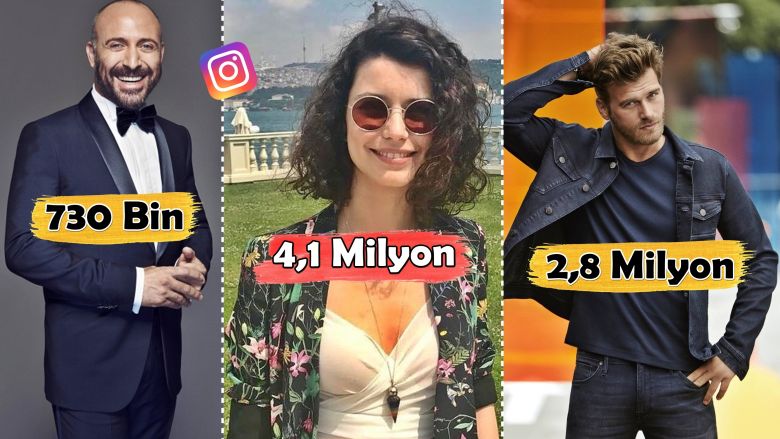 Düşükten Yükseğe: Ünlü Türk Oyuncularımızın Instagram'daki Takipçi Sayıları Ne Kadar?