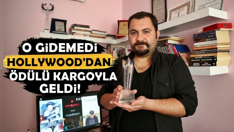 Maddi Sıkıntı Nedeniyle Hollywood'a Gidemeyen Türk Yönetmenin Ödülü Kargoyla Geldi!